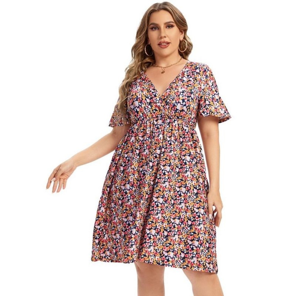 Pretty Swing Dress Floral - XL